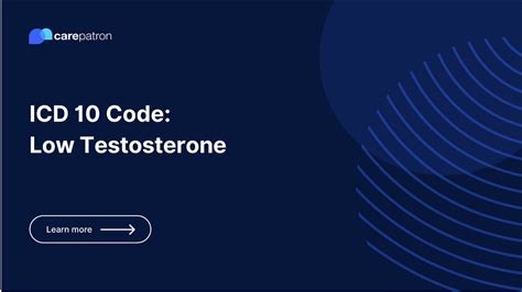 icd 10 for low testosterone|2025 ICD